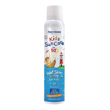 Frezyderm Kids Suncare Wet Skin Spray SPF50+ 200ml – Αντηλιακό Σπρέι για Παιδιά με Πολύ Υψηλή Προστασία